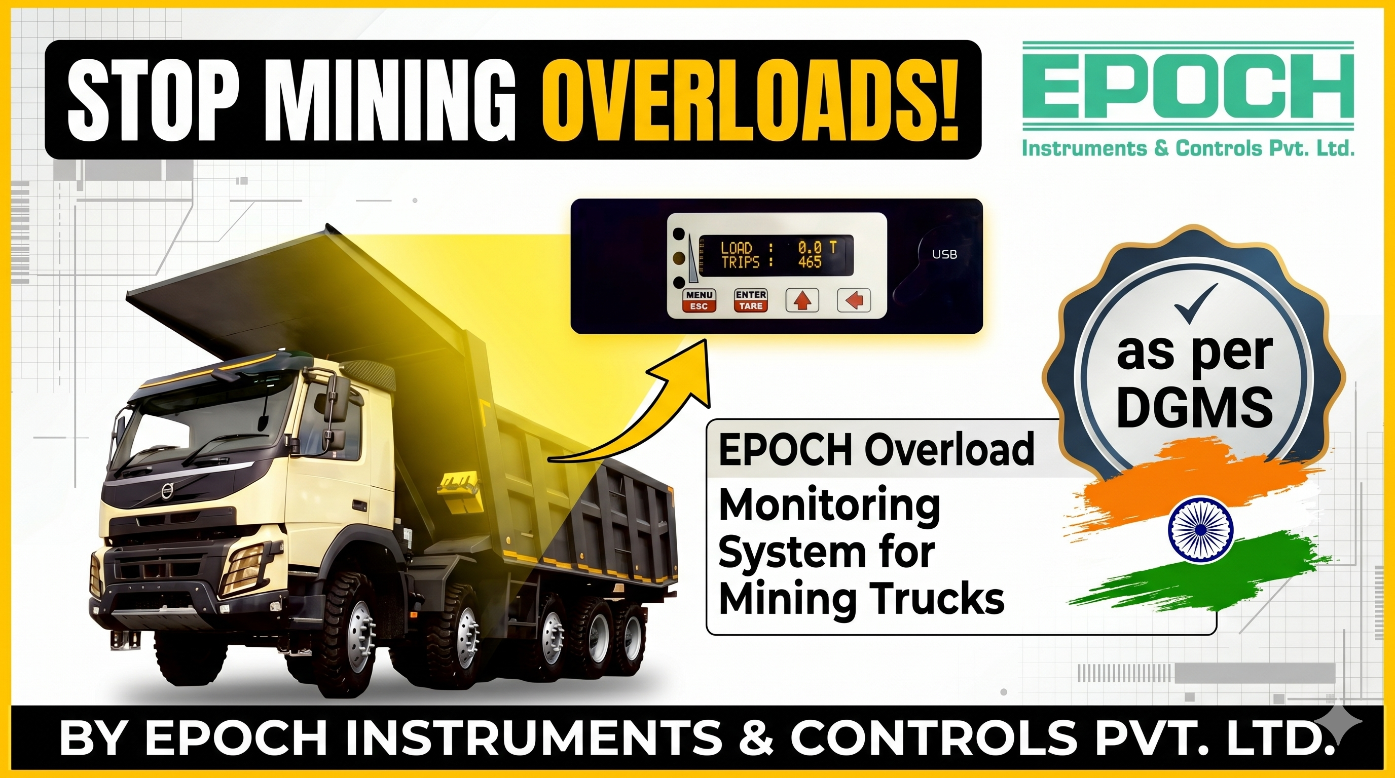 Overload monitoring system for tippers in India| Axle over Load ...